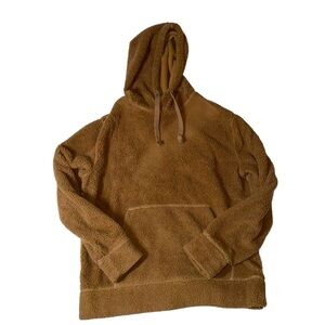 Express Fuzzy Brown Hoodie